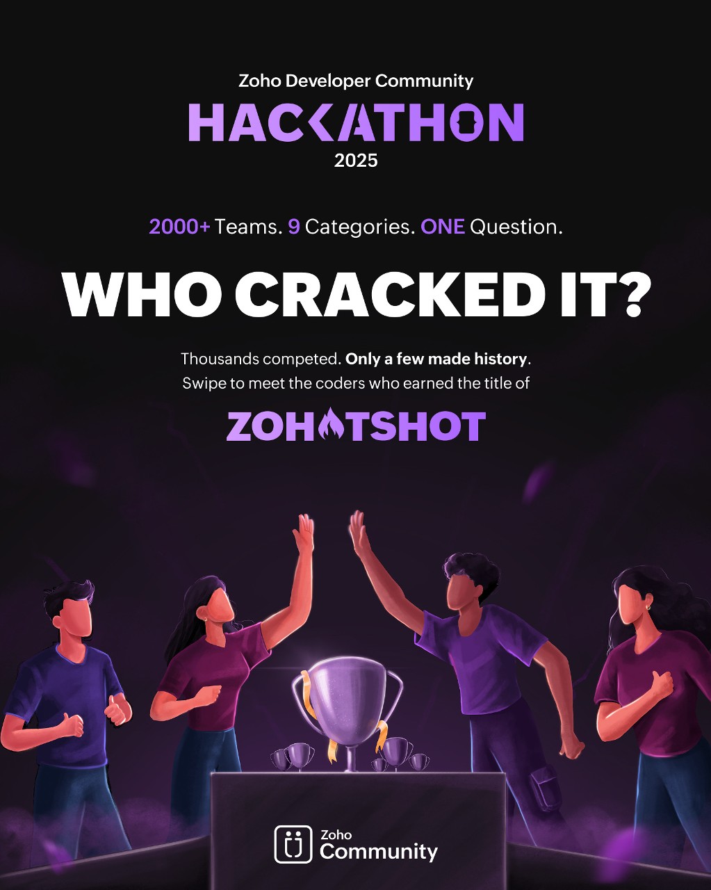 Zoho Developer Community Hackathon 2025 announcement