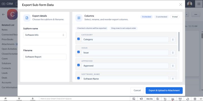 Connected CRM tools